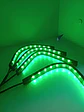 4 Tiras led de atmosfera interior de autos rgb tunning, 12 led 8 - Miniatura 2