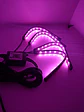 4 Tiras led de atmosfera interior de autos rgb tunning, 12 led 8 - Miniatura 13