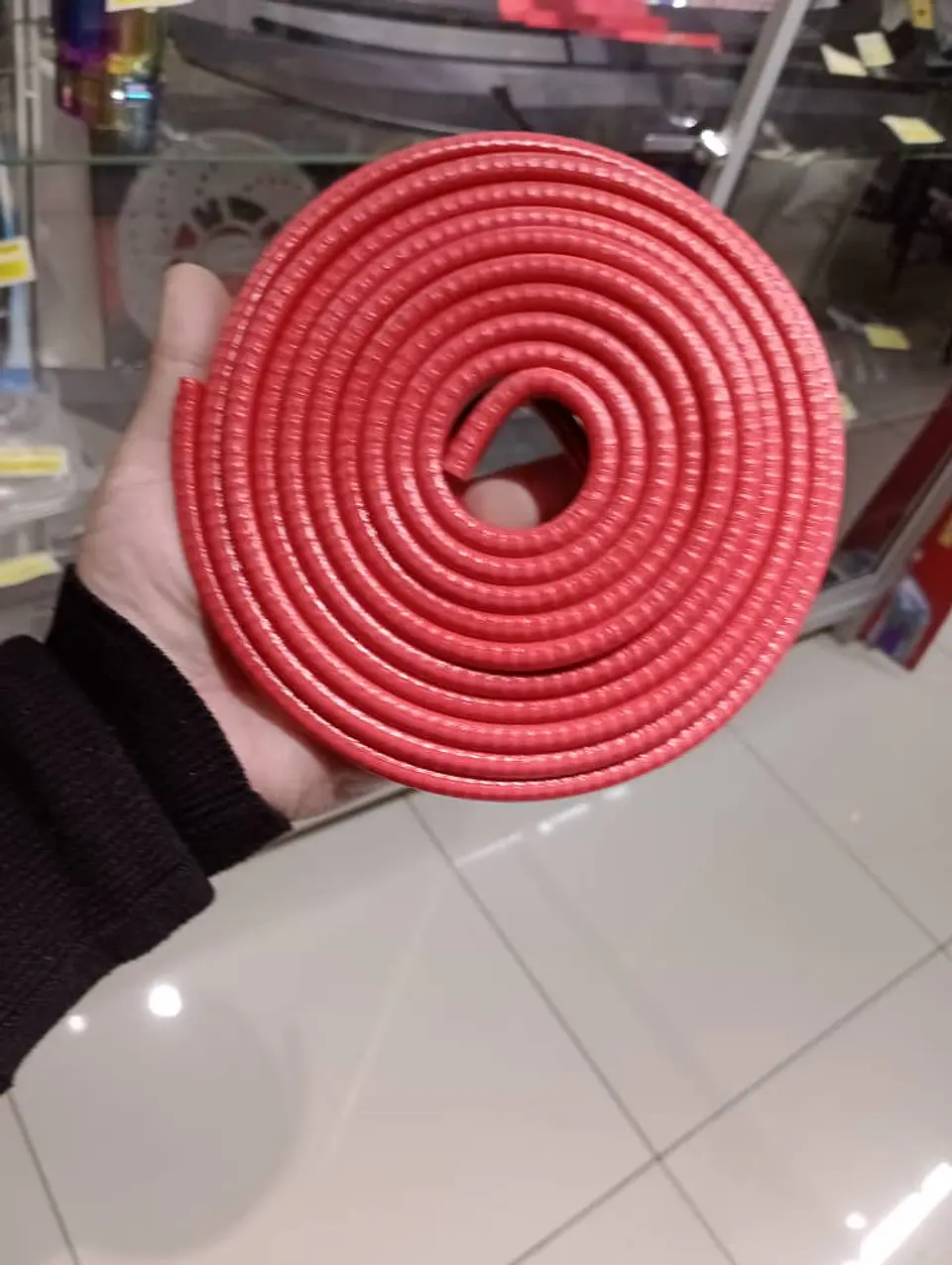 Molduras Protección de puerta de autos Universal tipo U roja 3