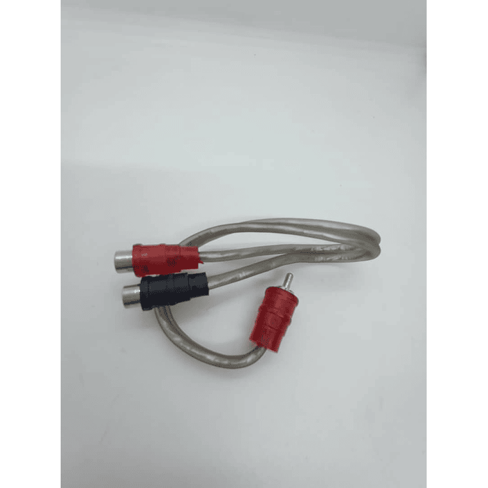  Cable adaptador de audio RCA en forma Y señal estéreo 2 Hembras x 1 Macho 7