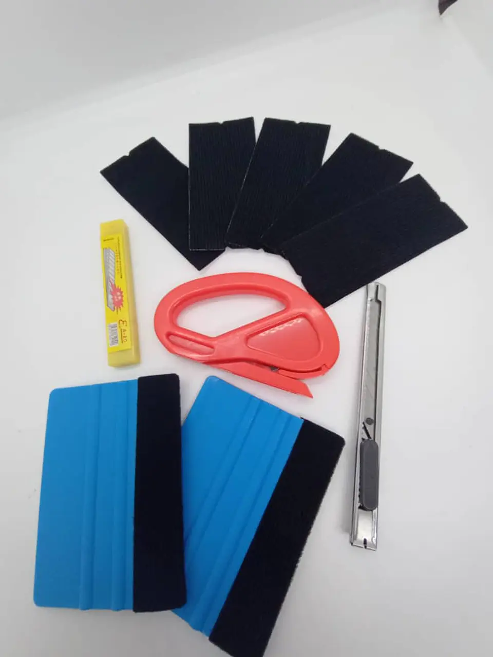 Combo 2 Espátulas Squeegee Blue, fieltros y Mouse cortador 10