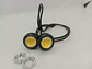 X2 luces led ojos de aguila 12v 3.5watt medida 18mm impermeables - Miniatura 3