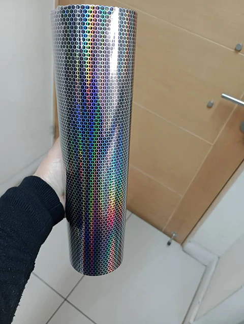Vinilo adhesivo - película decorativa para focos u ópticos Panal