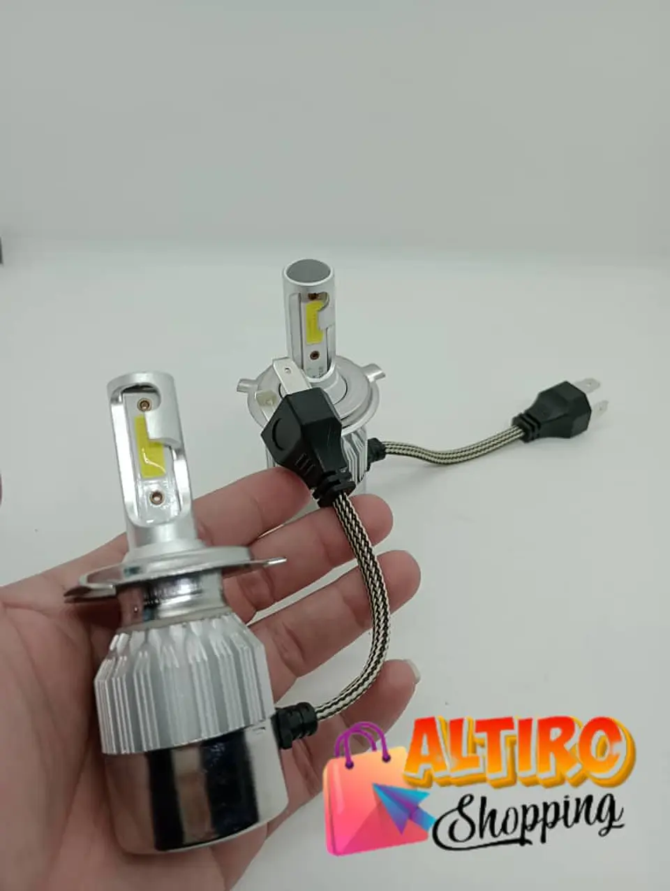 Ampolletas Turboled 7600lm 72watt modelos H4 6