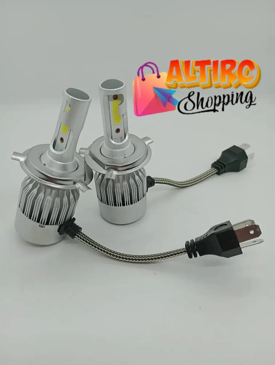 Ampolletas Turboled 7600lm 72watt modelos H4 7