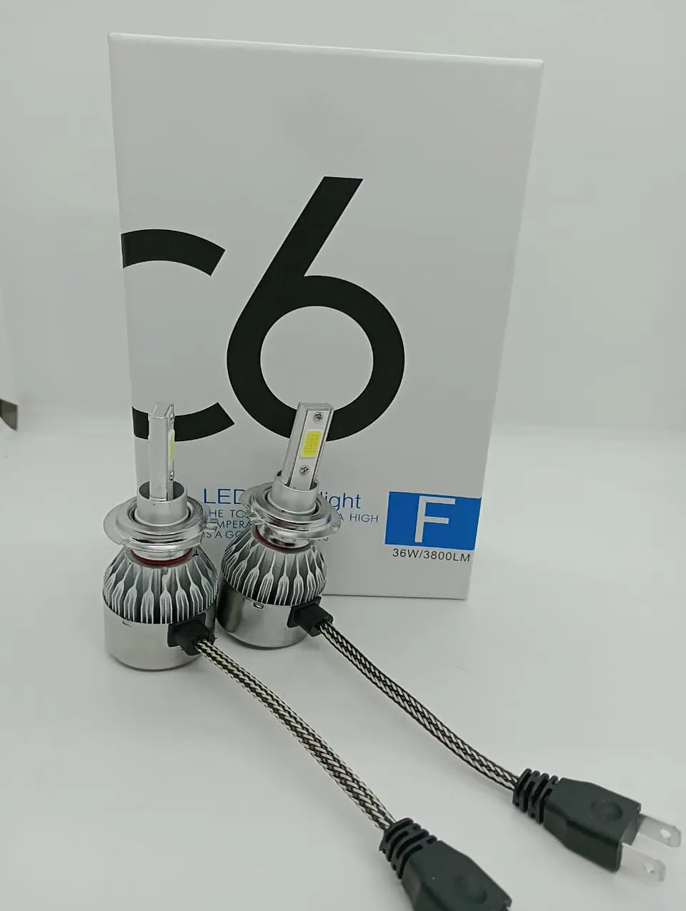 Ampolletas Turboled 7600lm 72watt modelos H7 9