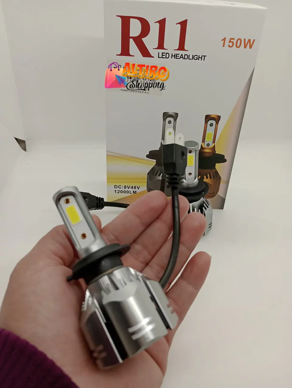 Ampolletas H7 turboled R11 12000Lm 8