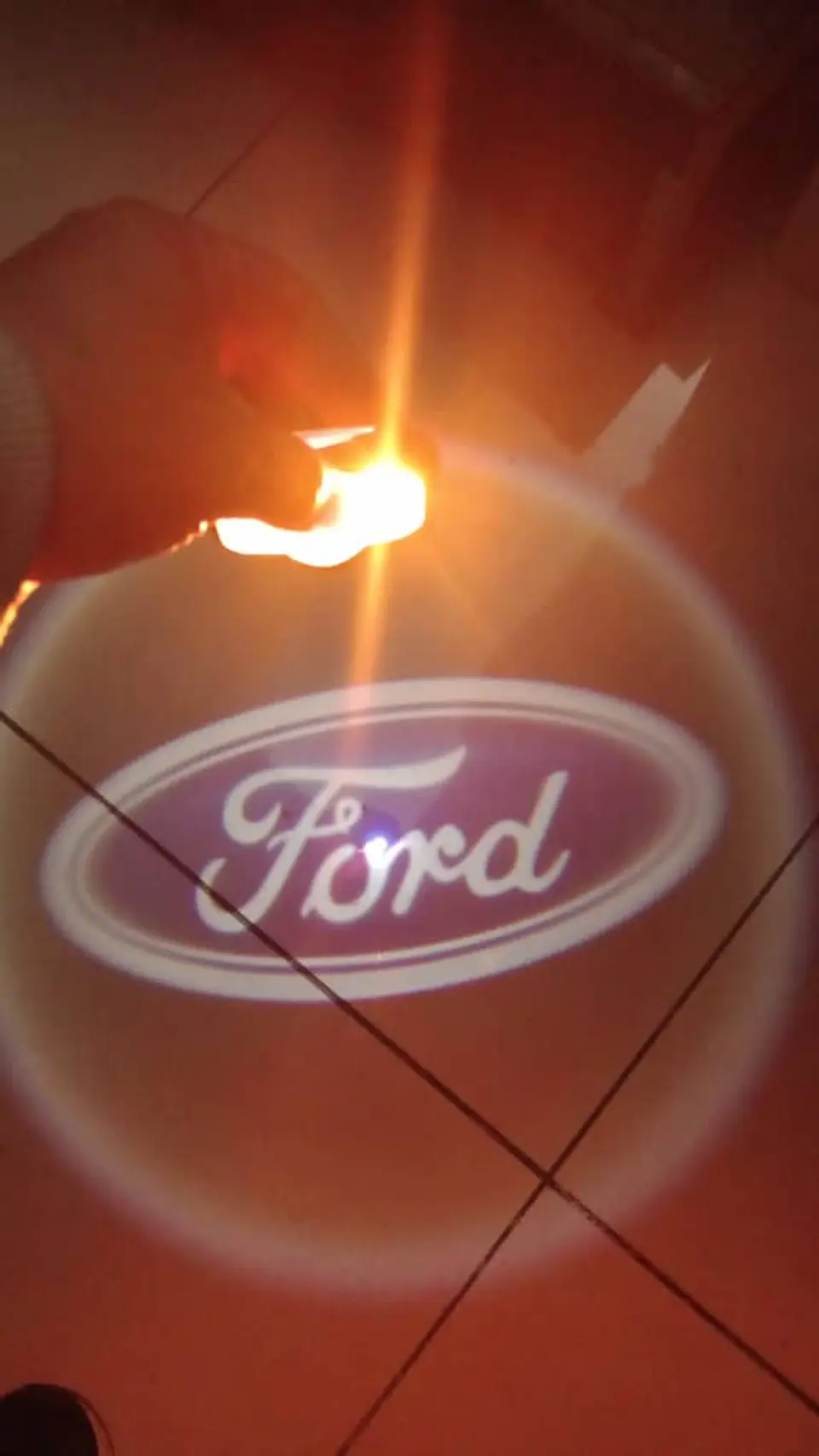 X2 luces led cortesía o bienvenida para puertas autos CABLEADO FORD 5