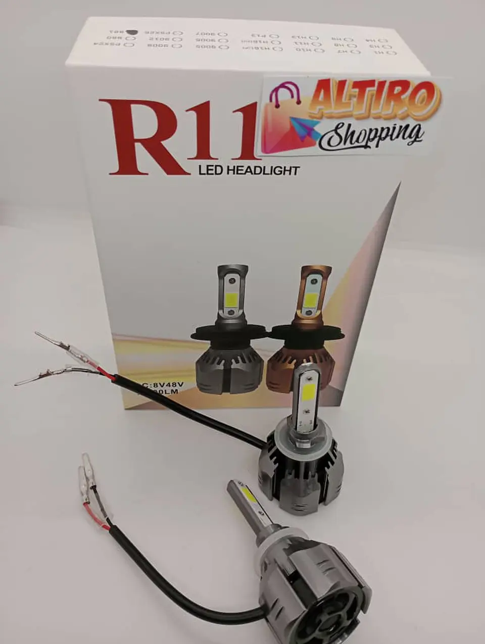 Ampolletas 880 / 881 / H27 turboled R11 12000Lm 6