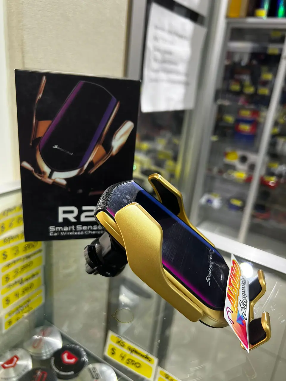 Soporte de carga rápida inalámbrica con sujeción automática por 2