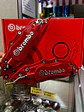 X2 Cubre Caliper de freno tunning Brembo de metal rojos - Miniatura 1