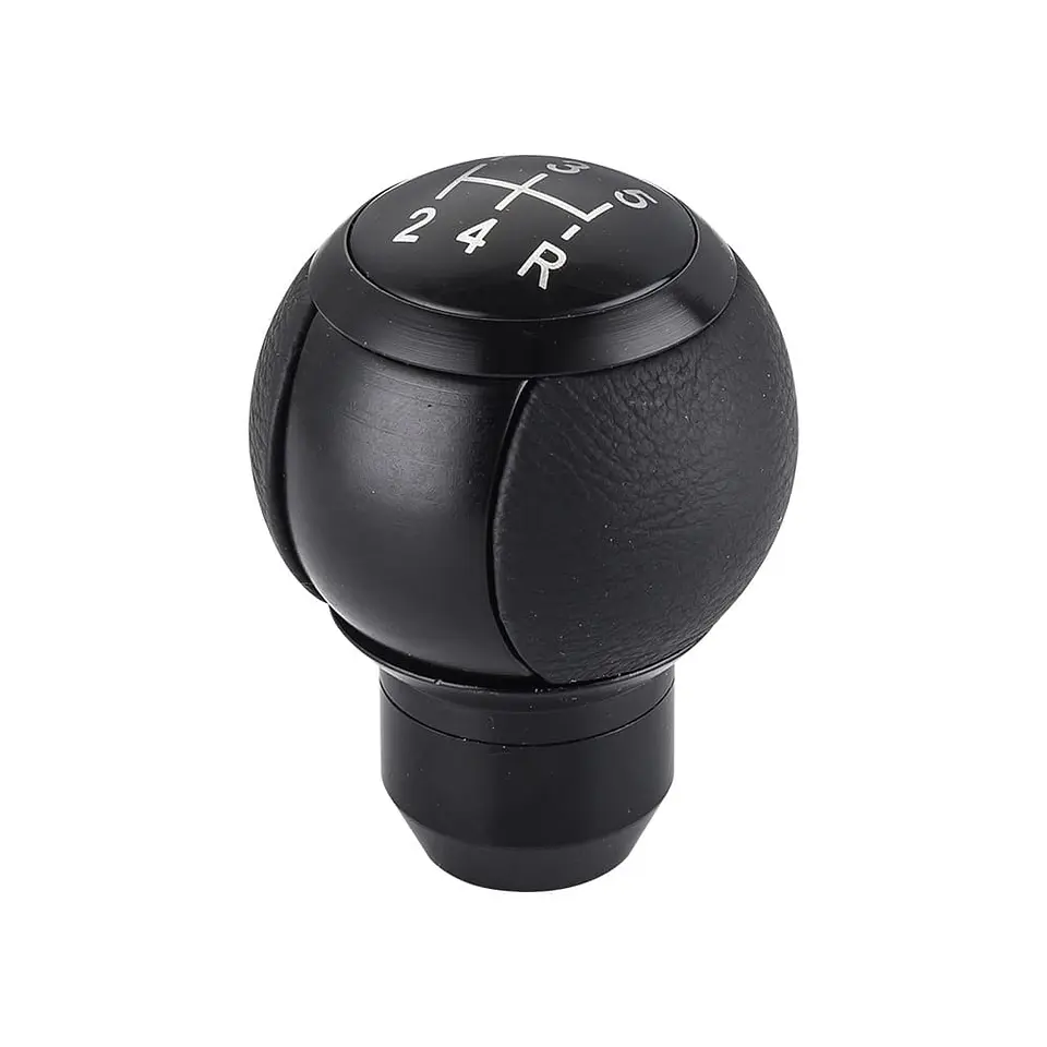 Pomo perilla de cambios universal, esfera metálica, 5 velocidades 9