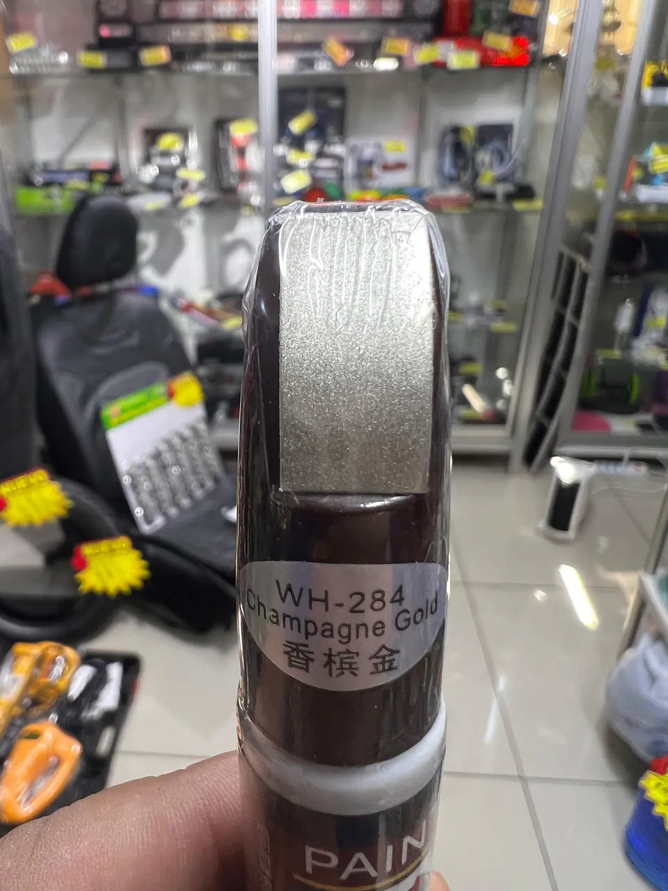 Lápiz de pintura para relleno de autos accesorio Champagne Gold perla 6