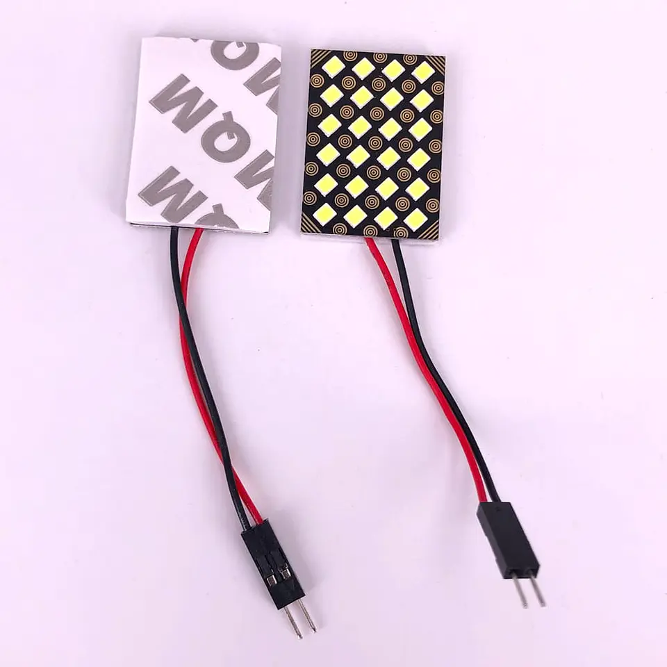 X1 Placa 24 leds smd blanco canbus de interior para techo o maletero 4