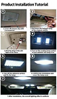 X1 Placa 24 leds smd blanco canbus de interior para techo o maletero - Miniatura 7