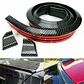 Lip alerón goma spoiler trasero para maletero baúl de autos - Miniatura 17