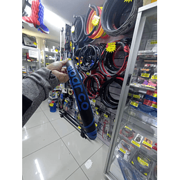 Forro cubre volantes autos goma 38cm Sparco negro letra azul grande