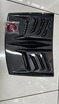 Toma de flujo de aire para autos decorativa Cubierta carbono - Miniatura 1