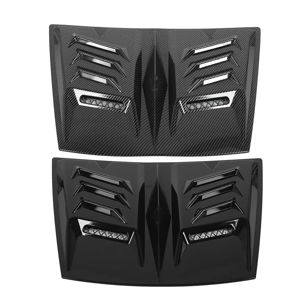 Toma de flujo de aire para autos decorativa Cubierta carbono 4