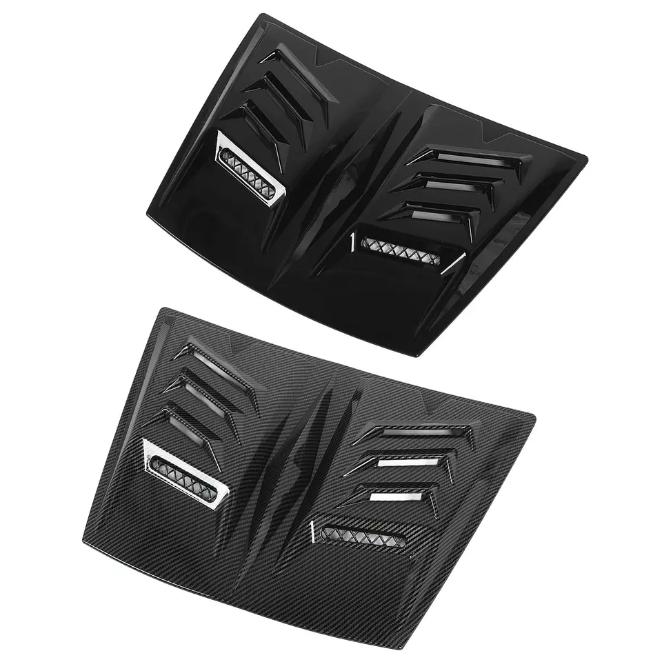 Toma de flujo de aire para autos decorativa Cubierta carbono 5