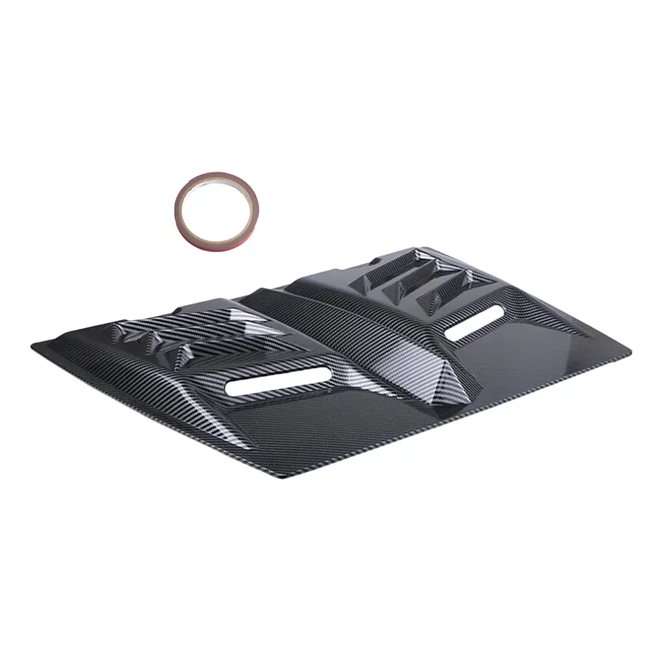 Toma de flujo de aire para autos decorativa Cubierta carbono 6