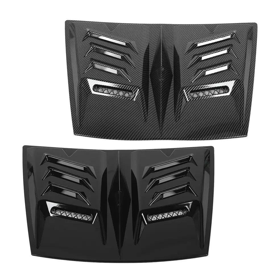 Toma de flujo de aire para autos decorativa Cubierta carbono 8