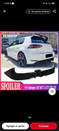 Aleron trasero - negro brillante autos embellecedor carroceria - Miniatura 7