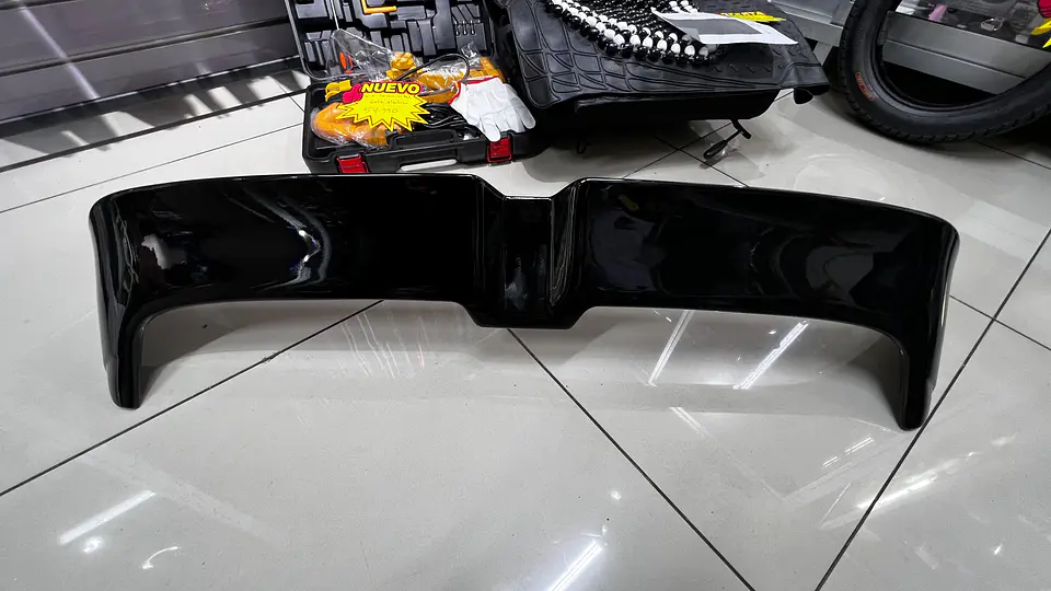 Aleron trasero - negro brillante autos embellecedor carroceria 1