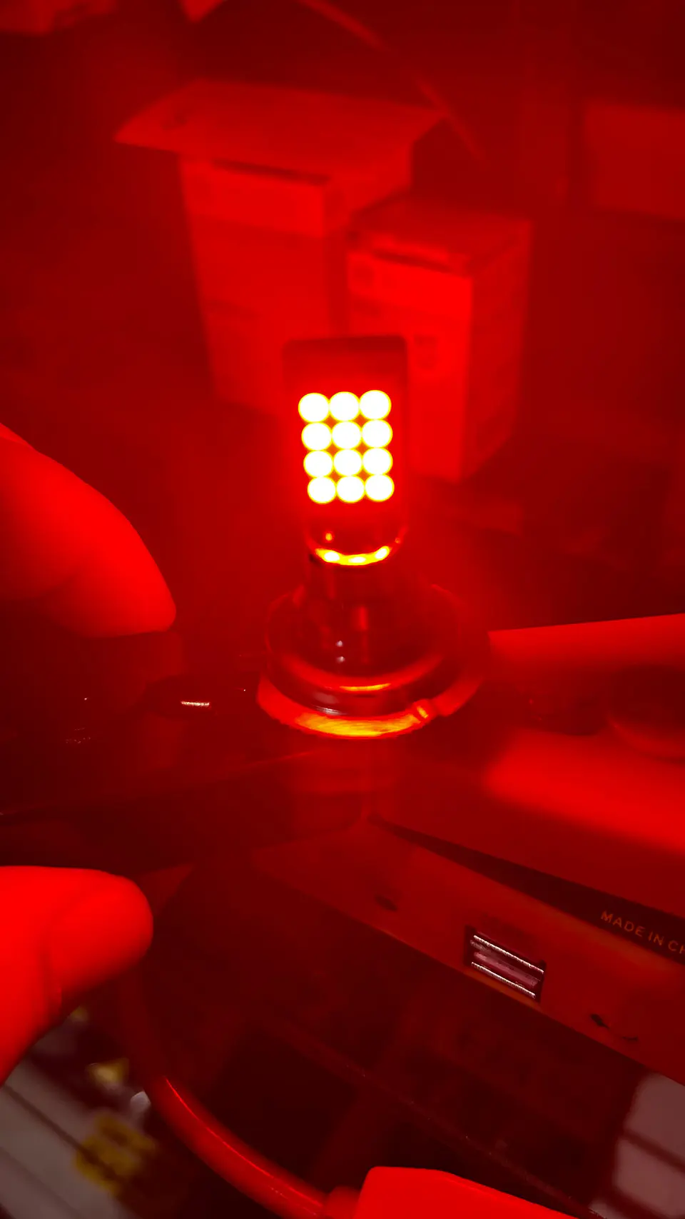 Par de ampolletas Led Modelo h7 4800 lúmenes 12 Voltios 10