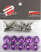 Set de 10 tornillos o pernos con 10 arandelas M6 de aluminio - thumbnail 4
