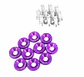 Set de 10 tornillos o pernos con 10 arandelas M6 de aluminio - thumbnail 6