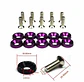 Set de 10 tornillos o pernos con 10 arandelas M6 de aluminio - thumbnail 8