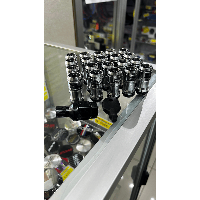 Set de tuercas de llantas Volk Racing con Doble Seguridad 1.50 6