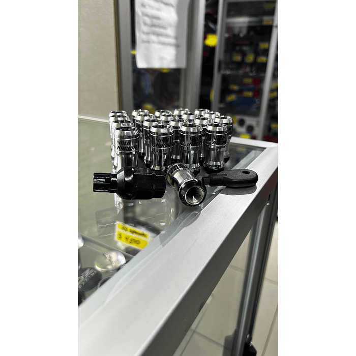 Set de tuercas de llantas Volk Racing con Doble Seguridad 1.50 7