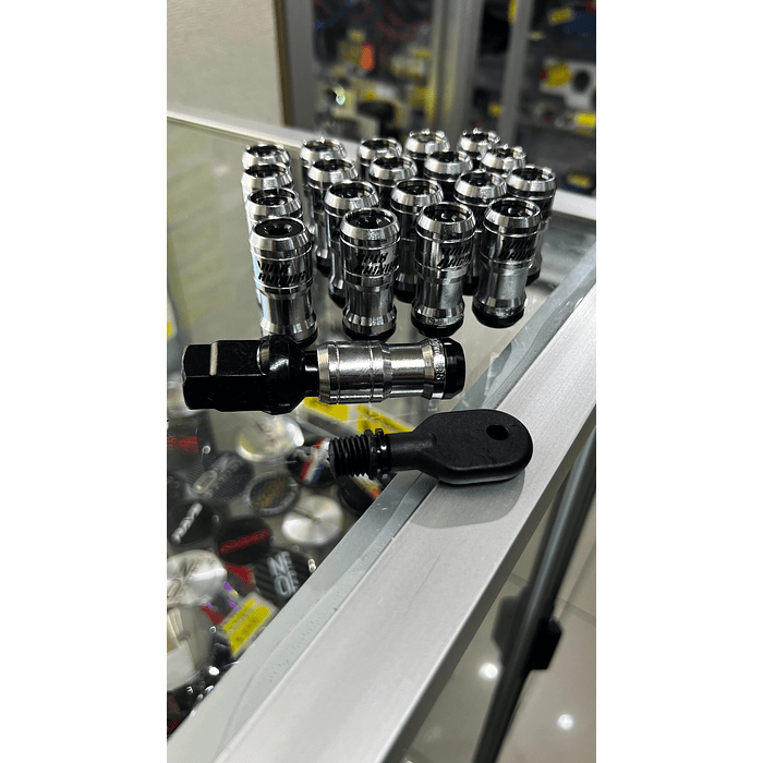 Set de tuercas de llantas Volk Racing con Doble Seguridad 1.50 8