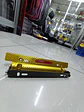 Porta placa patente fibra de carbono - dorada amarillo TRD - thumbnail 1