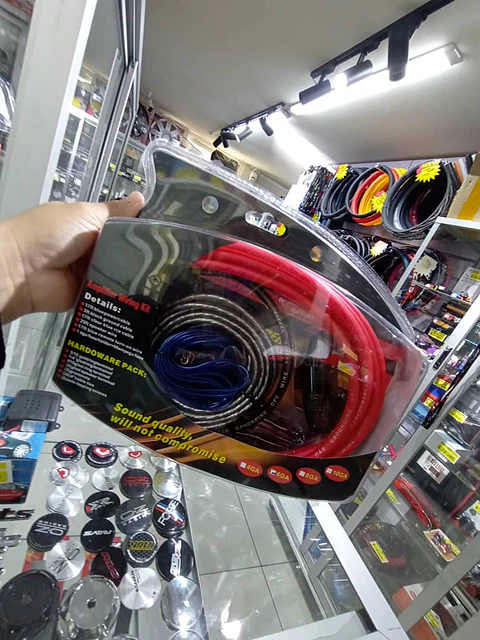 Kit cables de sonido auto amplificación 6GA