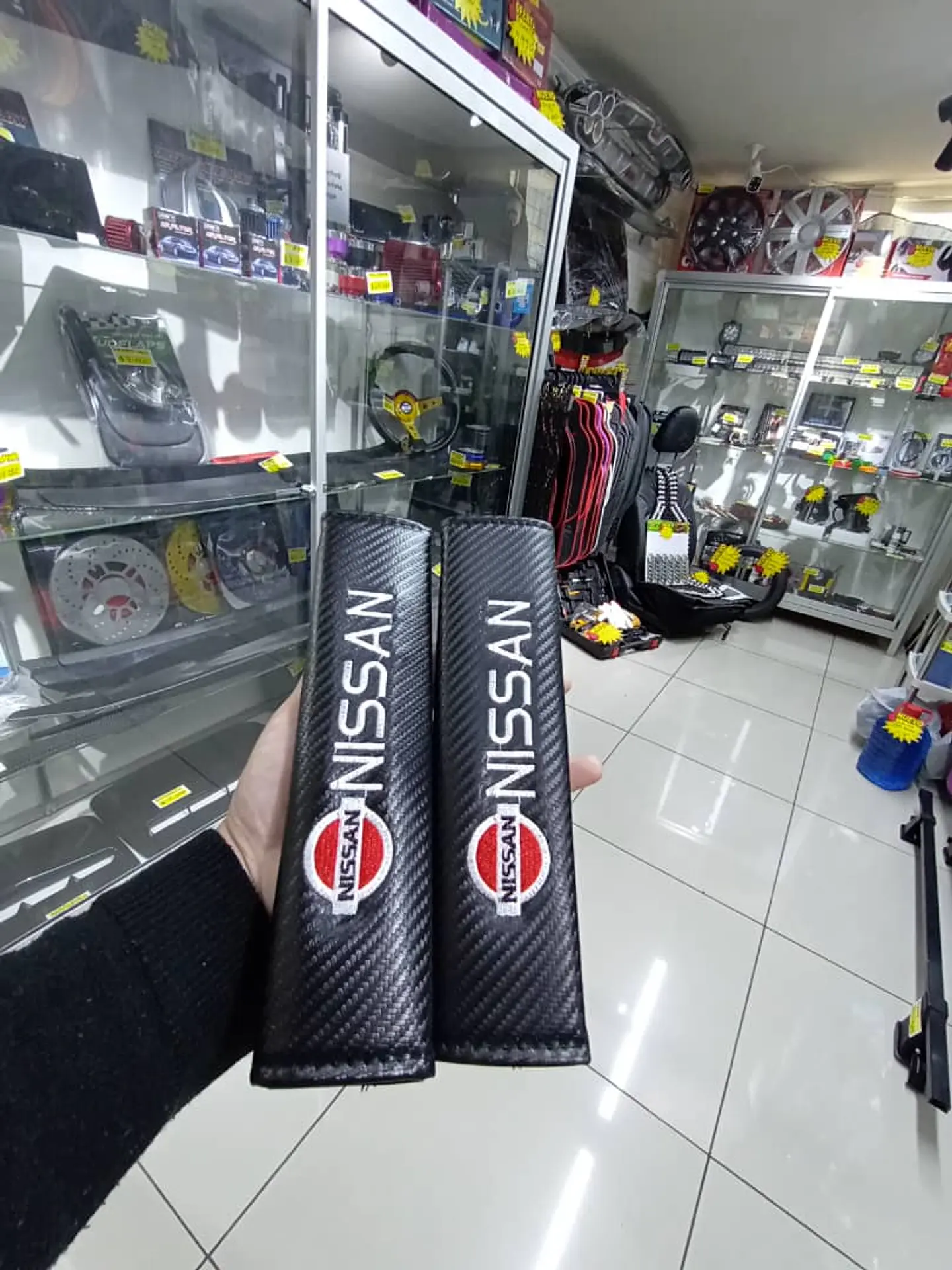 Cubre cinturón de seguridad de autos, almohadillas protectoras Nissan 6