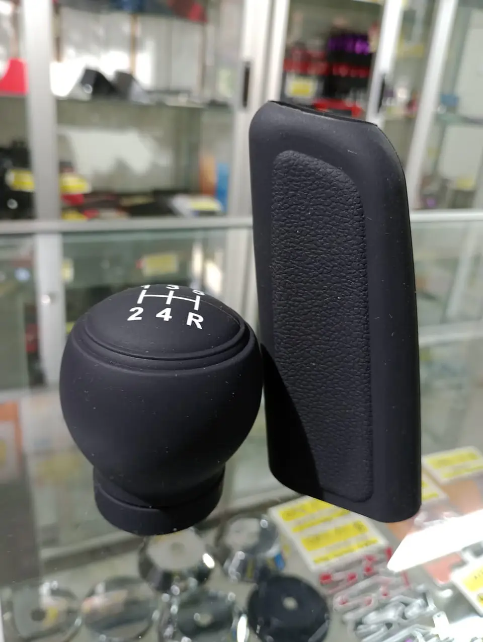 Set funda de gel silicona cubre pomo perilla de cambios 5 velocidades 5