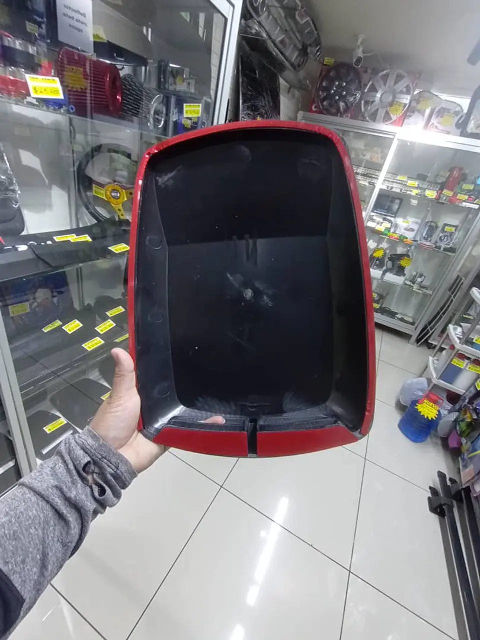 Toma de flujo de aire para capot de autos decorativa tunning Carbono 22