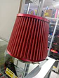 Filtro de aire de inducción cónico Universal Rojo - thumbnail 3