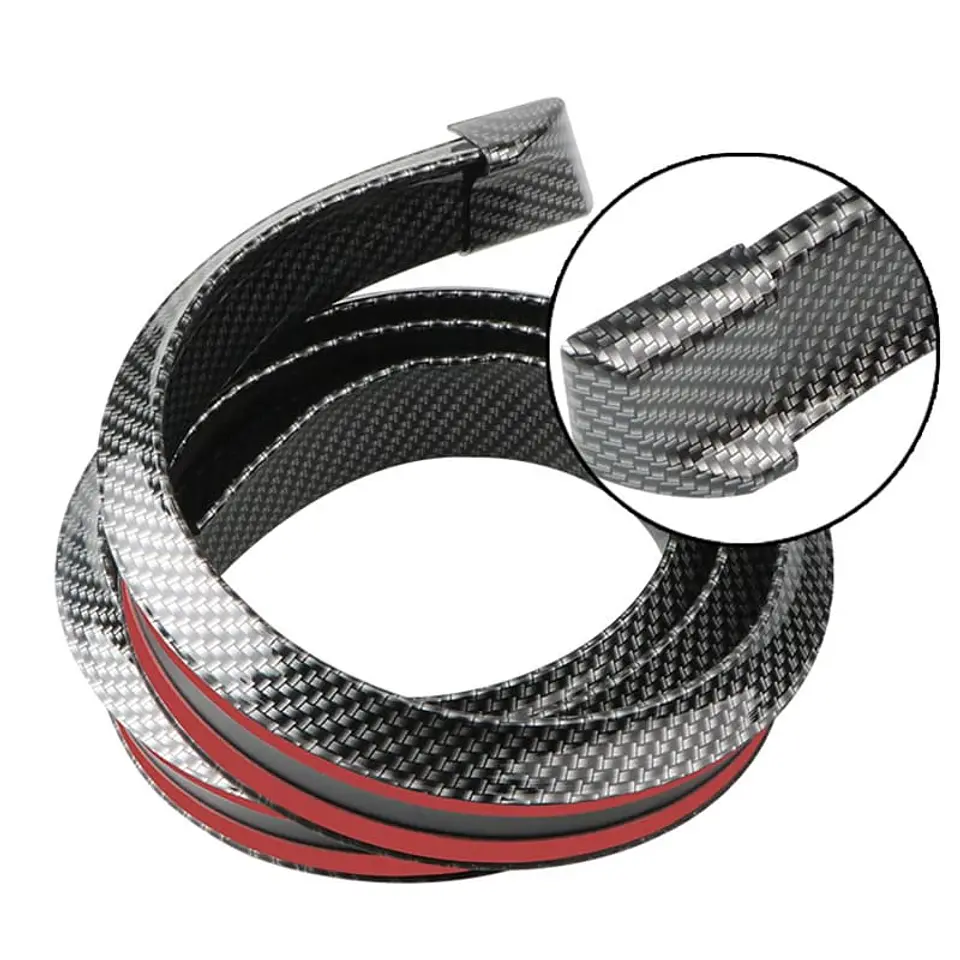Lip alerón - goma spoiler trasero para maletero baúl carbono 11