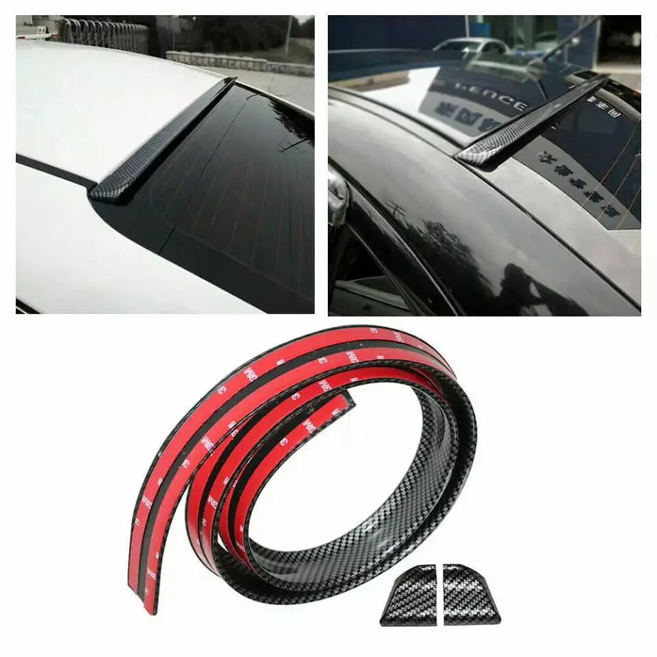 Lip alerón - goma spoiler trasero para maletero baúl carbono 21