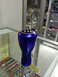 Pomo perilla metálico aluminio, 5 vel. reversa 6ta - Azul - thumbnail 2