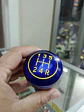 Pomo perilla metálico aluminio, 5 vel. reversa 6ta - Azul - thumbnail 1