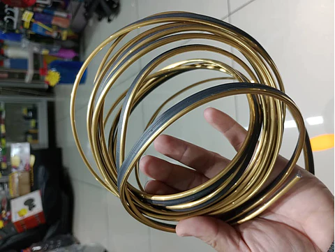 Rollo moldura embellecedor decorativa para interior de autos 5mts