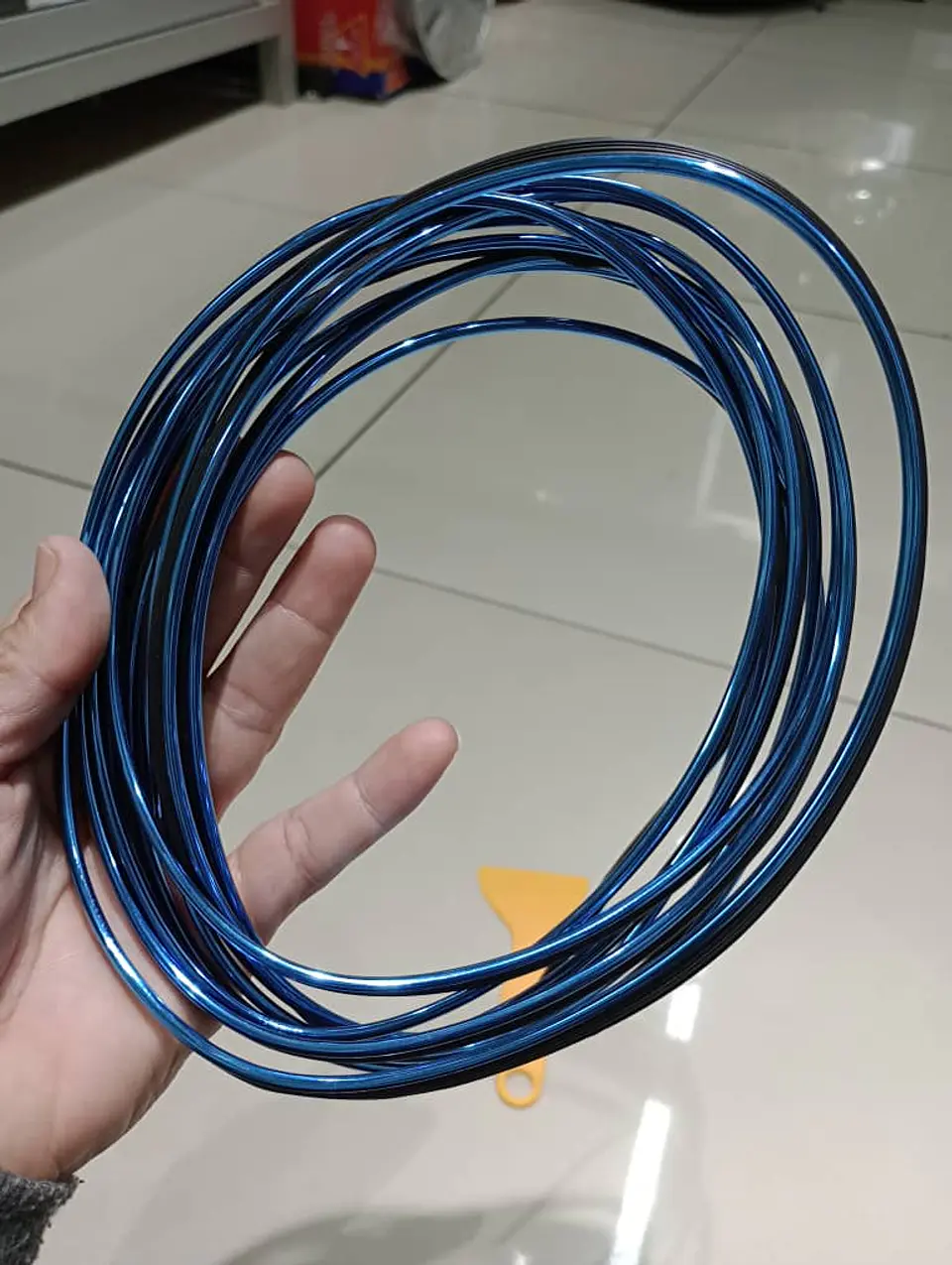 Rollo moldura embellecedor decorativa para interior de autos 5mts 14