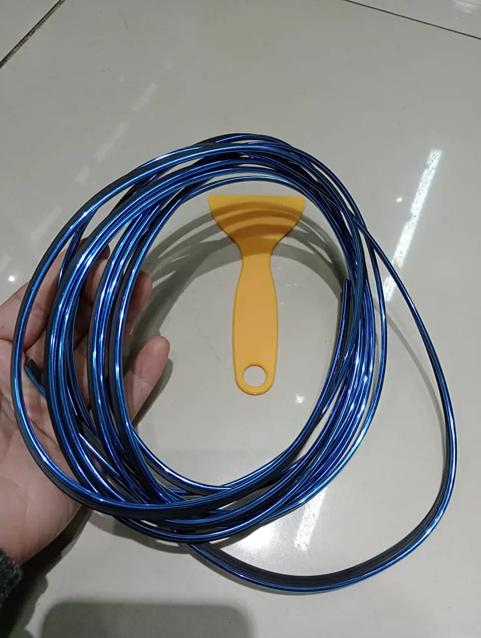 Rollo moldura embellecedor decorativa para interior de autos 5mts 15
