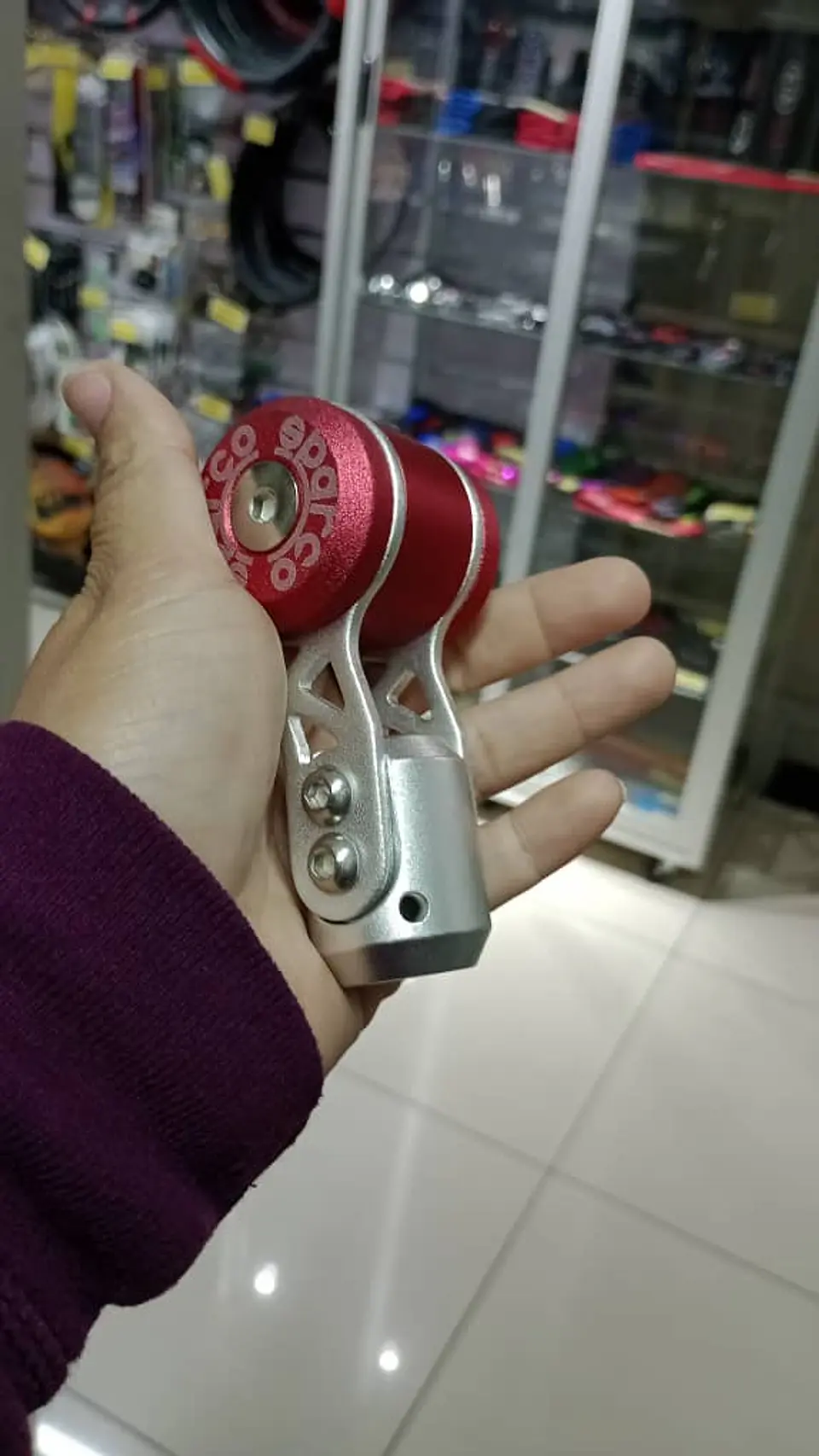 Pomo perilla manilla de palanca de cambios tunning Sparco 2
