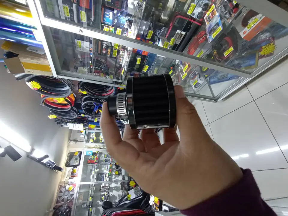 Mini Filtro de aire de inducción Universal de alto flujo frio para 22